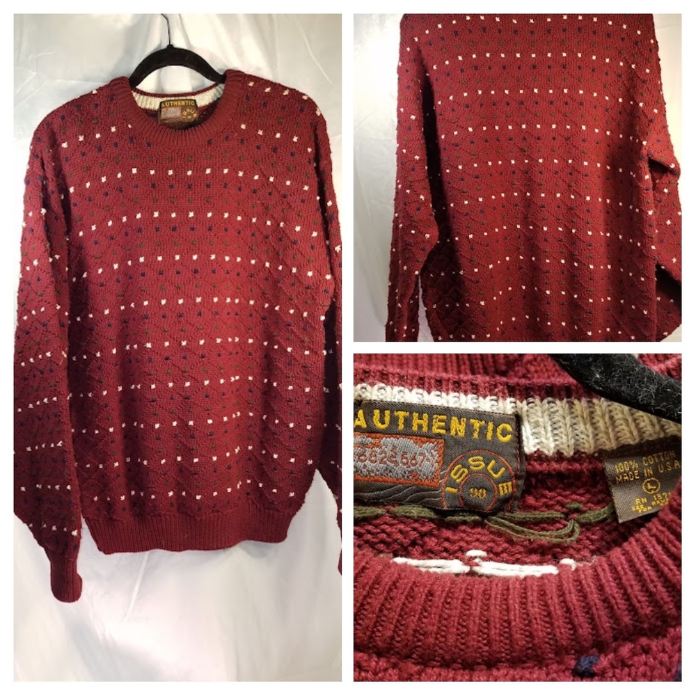 Large authentic issue sweater